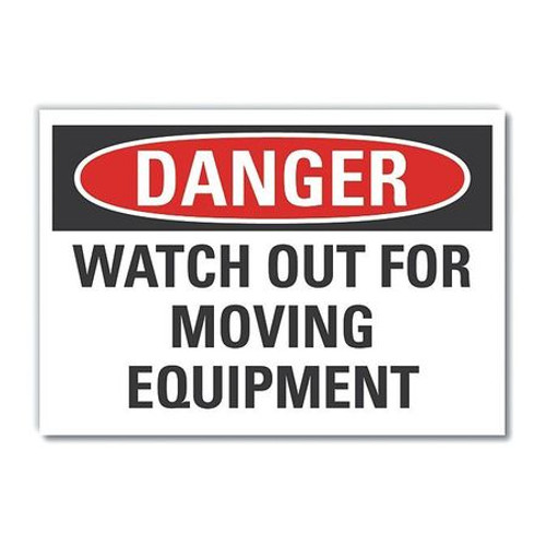 LYLE LCU4-0510-RD_7X5 REFL DECAL DANGER WATCH OUT FOR 7 X5 