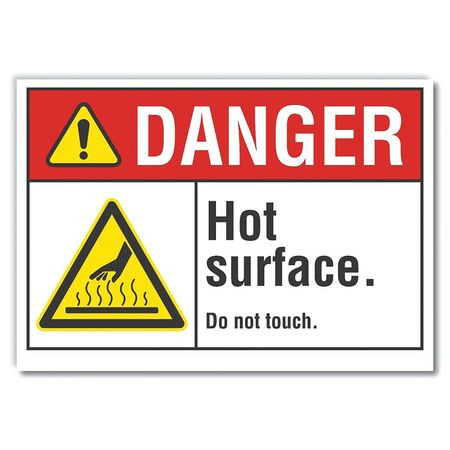 LYLE LCU4-0027-ND_7X5 DANGER SIGN 7 W X 5 H 0.001 THICK