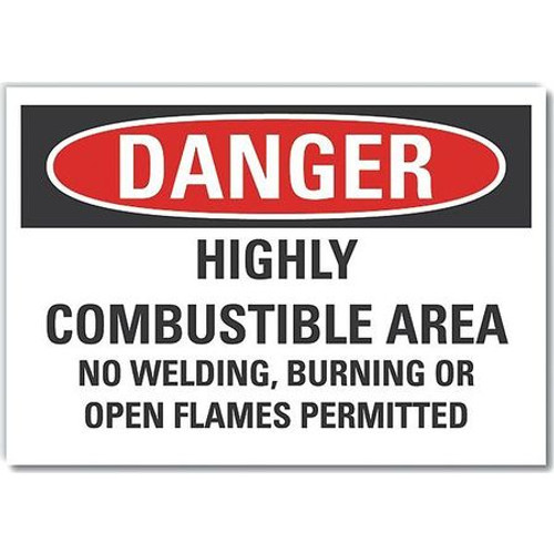 LYLE LCU4-0691-ND_5X3.5 DANGER SIGN 5 W X 3-1/2 H 0.001 THICK