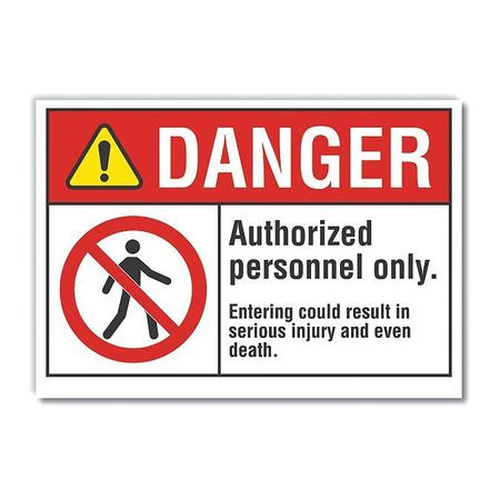 LYLE LCU4-0144-ND_7X5 DANGER SIGN 7 W X 5 H 0.001 THICK