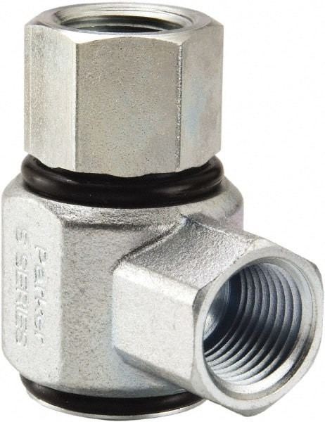 PARKER S2202-6-6 HYD FITTING 3/8 -18 F NPTFX3/8 -18 FNPTF