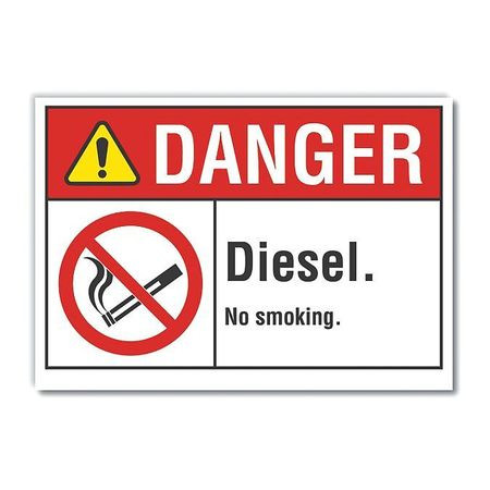 LYLE LCU4-0127-RD_10X7 DANGER SIGN 10 W X 7 H 0.001 THICK