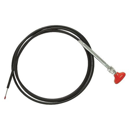 BUYERS PRODUCTS R38D6X10 VALVE CONTROL CABLE 120 L SS BLACK