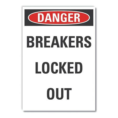 LYLE LCU4-0416-ND_5X3.5 DANGER SIGN 5 W X 3-1/2 H 0.001 THICK