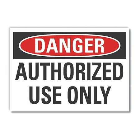 LYLE LCU4-0415-RD_10X7 DANGER SIGN 10 W X 7 H 0.001 THICK