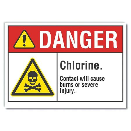 LYLE LCU4-0038-RD_7X5 DANGER SIGN 7 W X 5 H 0.001 THICK