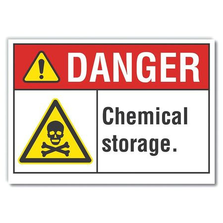 LYLE LCU4-0037-RD_10X7 DANGER SIGN 10 W X 7 H 0.001 THICK