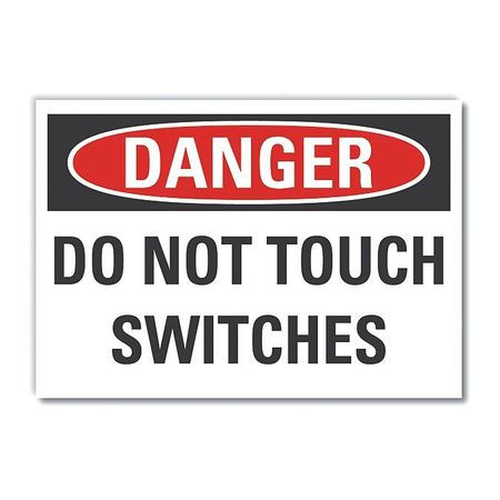 LYLE LCU4-0444-ND_14X10 DECAL DANGER DO NOT TOUCH 14 X10 