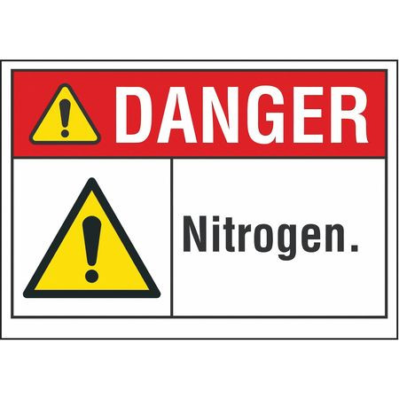 LYLE LCU4-0078-RD_7X5 DANGER SIGN 7 W X 5 H 0.001 THICK