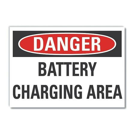 LYLE LCU4-0440-RD_5X3.5 REFL DECAL DANGER BATTERY 5 X3-1/2 