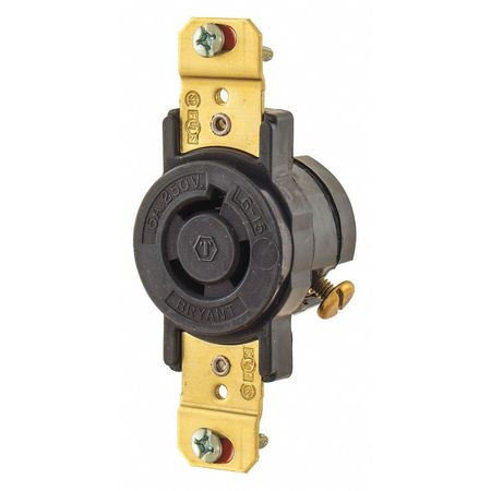 BRYANT 70615FR TWIST LOCK RECEPTACLES; RECEPTACLE/PART 