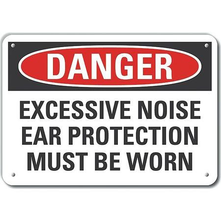 LYLE LCU4-0605-NP_10X7 DECAL DANGER EXCESSIVE NOISE 10X7 