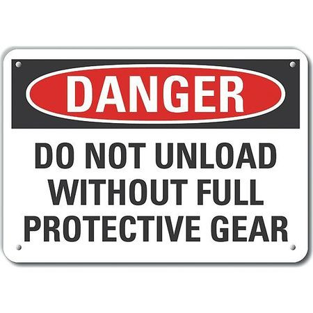 LYLE LCU4-0599-NP_14X10 DECAL DANGER DO NOT UNLOAD 14X10 