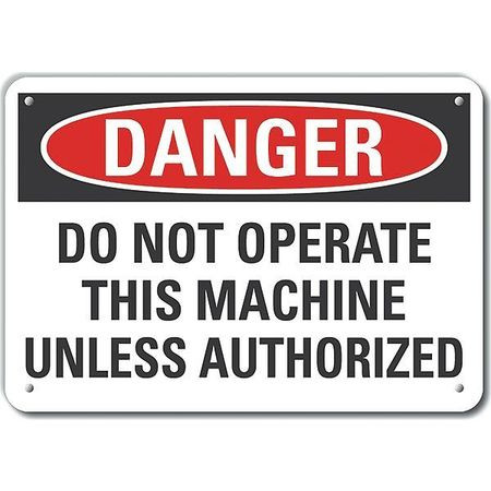 LYLE LCU4-0612-NP_14X10 DECAL DANGER DO NOT OPERATE 14X10 