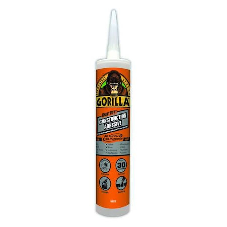 GORILLA PRODUCTS 8010001 GENERAL PURPOSE,CARTRIDGE,9.00 OZ,WHITES
