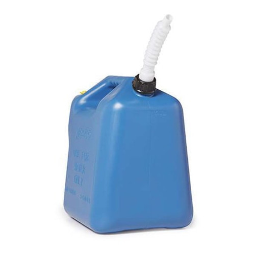 WEDCO 82300G WATER CONTAINER,5 GAL.,BLUE,14-3/4 IN. H