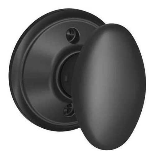 SCHLAGE F170 SIE 622 SINGLE DUMMY, SIENA KNOB, BLACK