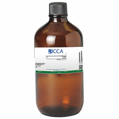 RICCA CHEMICAL R9153000-1C WATER REAGENT HPLC AMBER GLASS BOTTLE 1L