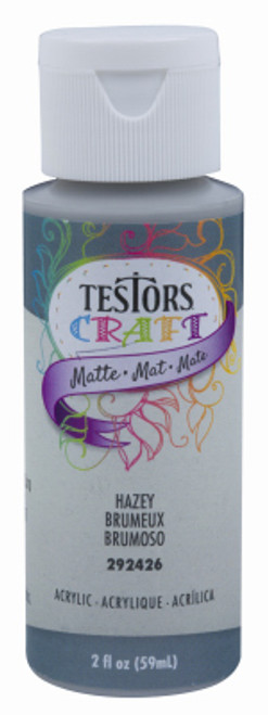TESTOR CORPORATION 292426A ACRYLIC CRAFT PAINT, MATTE HAZY, 2-OZ. TESTOR CORPORATION 292426A ACRYLIC CRAFT PAINT, MATTE HAZY, 2-OZ.