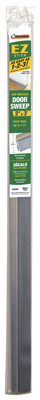 THERMWELL PRODUCTS EZ36S DOOR SWEEP, SELF-STICKING, SILVER, 2-IN.