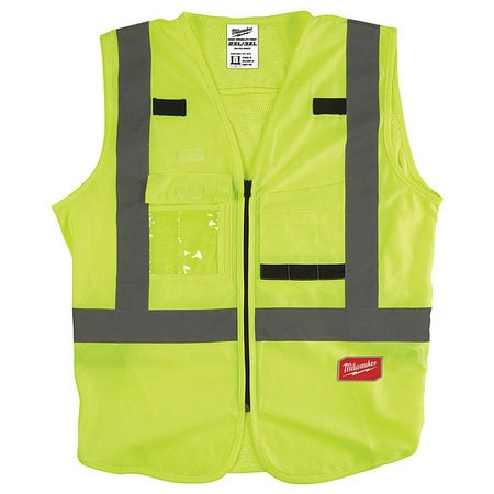 MILWAUKEE ELECTRIC TOOLS 48-73-5023 CLASS 2 HIGH VISIBILITY SAFETY VESTS