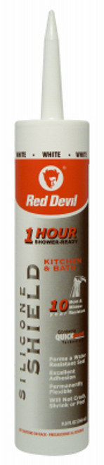 RED DEVIL INC 0816KB SILICONE SHIELD KITCHEN/BATH SEALANT, WH RED DEVIL INC 0816KB SILICONE SHIELD KITCHEN/BATH SEALANT, WH