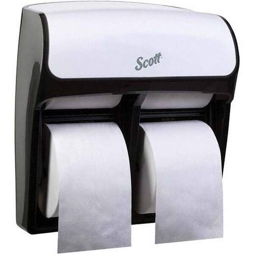 SCOTT 44517 STANDARD FOUR ROLL PLASTIC TOILET TISSUE