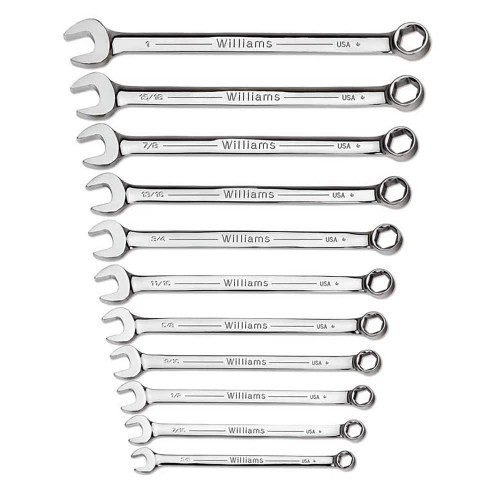 WILLIAMS JHWWS-SC11 11PC SPRCOMBO SAE WR SET 6PT