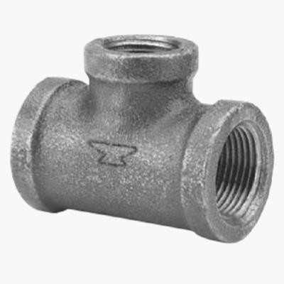 ANVIL 8700121604 PIPE FITTING, REDUCING TEE, BLACK, 1 X 1