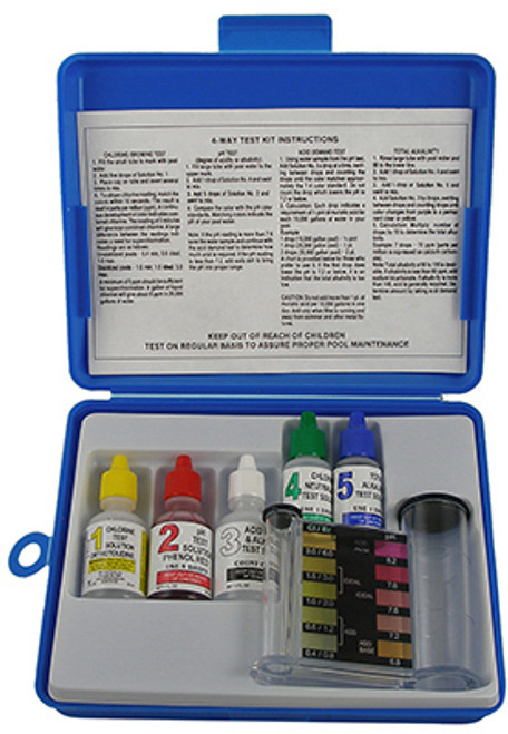 JED POOL TOOLS, INC. 00-486 POOL TEST KIT REFILL, 5-WAY