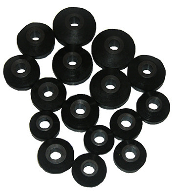 LARSEN SUPPLY CO., INC. 02-1093 FAUCET WASHER, SMALL, BEVELED, ASSORTMEN