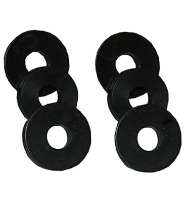 LARSEN SUPPLY CO., INC. 02-1101 FAUCET WASHER, 00 FLAT NEOPRENE, 6-PK.