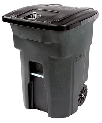 TOTER INCORPORATED 025B96-04BKS BEAR-PROOF TRASH CAN, 96-GAL.