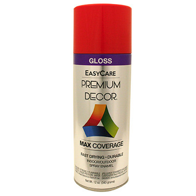 TRUE VALUE MFG COMPANY PDS24-AER PREMIUM DECOR SPRAY PAINT, BANNER ORANGE