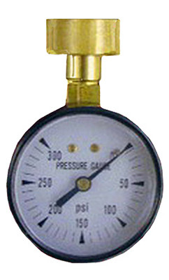 LARSEN SUPPLY CO., INC. 13-1901 WATER TEST GAUGE, 0 TO 300 PSI
