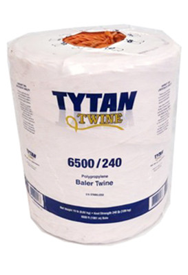 TYTAN INTERNATIONAL PBT65240TXONBP BALER TWINE, POLYPROPYLENE, ORANGE, 6,50