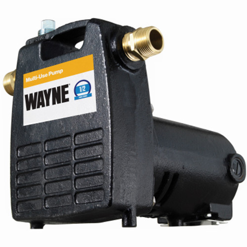 WAYNE WATER SYSTEMS PC4 CAST IRON PORTABLE UTILITY PUMP, .5-HP M
