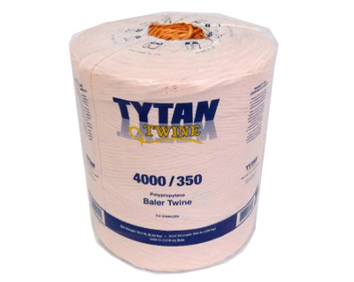 TYTAN INTERNATIONAL PBT4350TONBP BALER TWINE, ORANGE POLY, 350-KNOT STREN