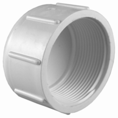 CHARLOTTE PIPE & FOUNDR PVC 02117  0800HA SCHEDULE 40 PVC  PRESSURE PIPE CAP, WHIT