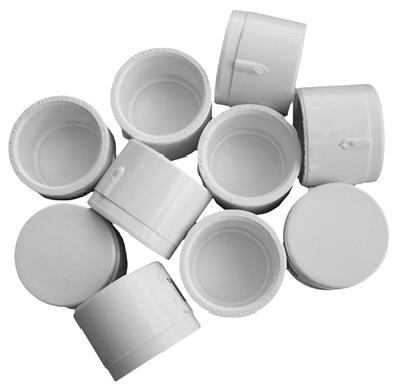 CHARLOTTE PIPE & FOUNDR PVC 02116C 0800HA PIPE FITTING, SCHEDULE 40 PVC  SLIP CAP,