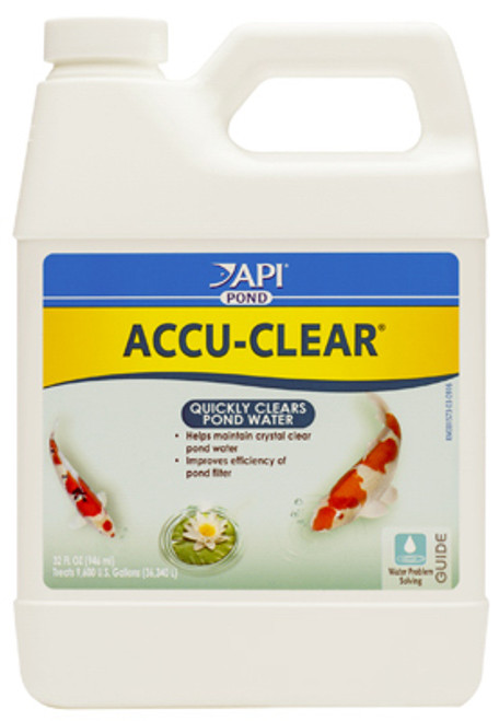 MARS FISHCARE NORTH AMERICA 142G ACCU-CLEAR POND WATER CLARIFIER, 32-OZ MARS FISHCARE NORTH AMERICA 142G ACCU-CLEAR POND WATER CLARIFIER, 32-OZ