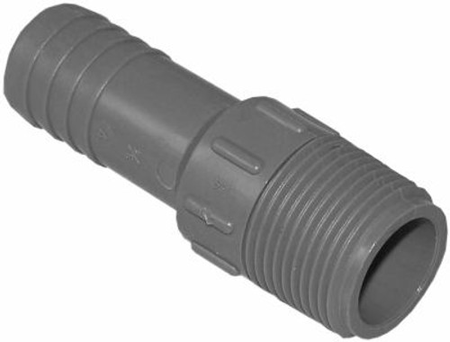 LASCO 1436005RMC POLY MALE PIPE THREAD INSERT ADAPTER, 1/