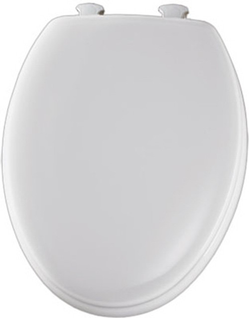 BEMIS MFG 144ECA 000 ELONGATED MOLDED WOOD TOILET SEAT, EASY-