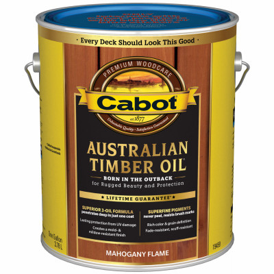 CABOT 19459-07 AUSTRALIAN TIMBER OIL WOOD FINISH, MAHOG