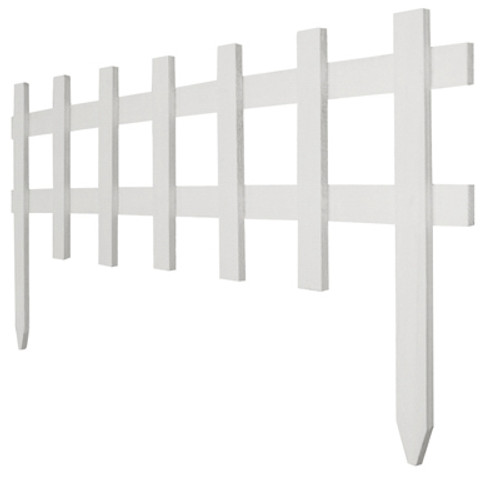 GREENES FENCE CO RC 75W WHITE DELUXE CAPE COD PICKET FENCE, 18-I