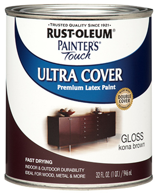 RUST-OLEUM 1977-502 PAINTER'S TOUCH ULTRA COVER LATEX PAINT,