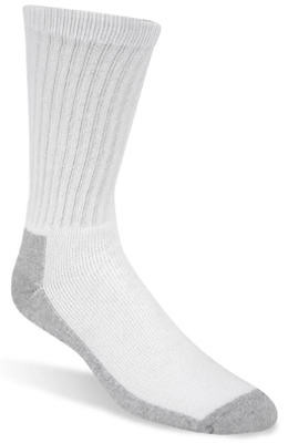 WIGWAM MILLS INC S1221-44H-L WORK SOCKS, WHITE & GRAY, MEN'S LARGE, 3