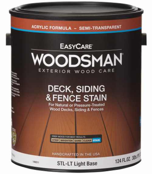TRUE VALUE MFG COMPANY STLLT-GL ACRYLIC DECK, SIDING & FENCE STAIN, SEMI