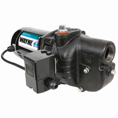 WAYNE WATER SYSTEMS SWS50 SHALLOW WELL PUMP, .5-HP MOTOR, .5-IN.