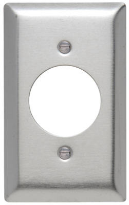 PASS & SEYMOUR SS720CC15 STAINLESS STEEL WALL PLATE